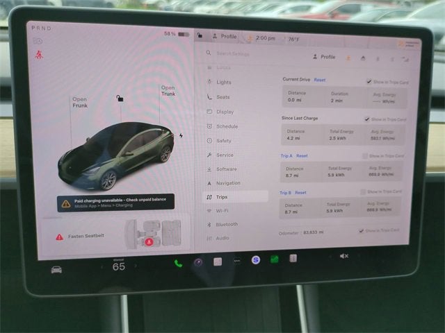 2018 Tesla Model 3 Long Range Battery