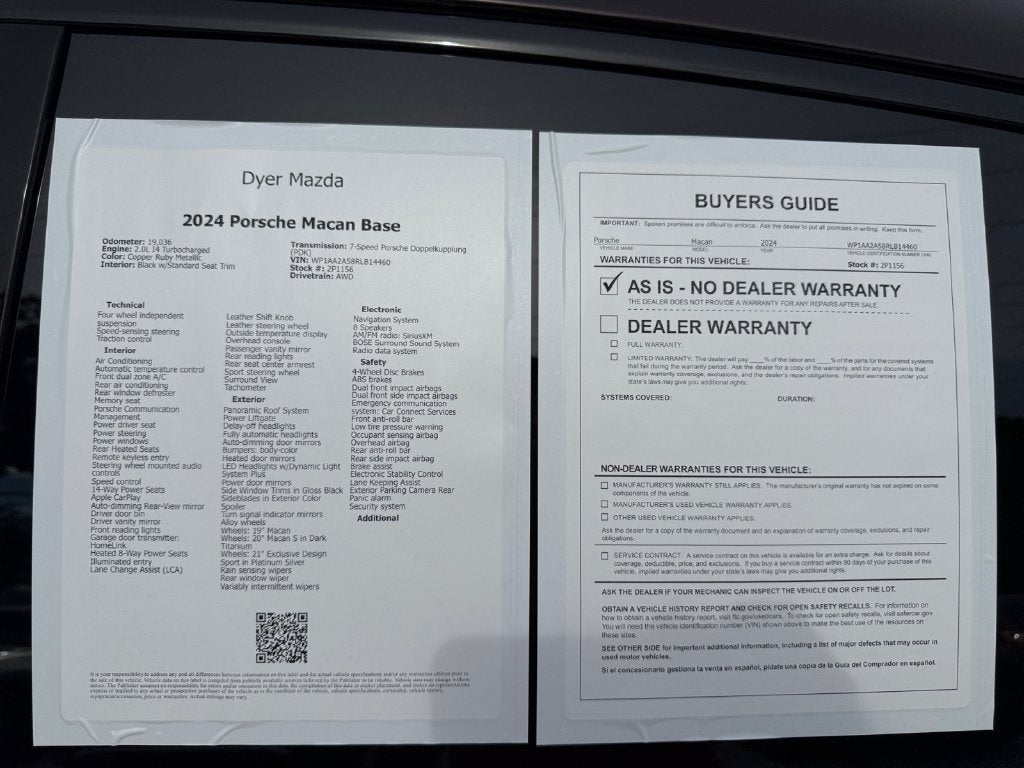 2024 Porsche Macan NA