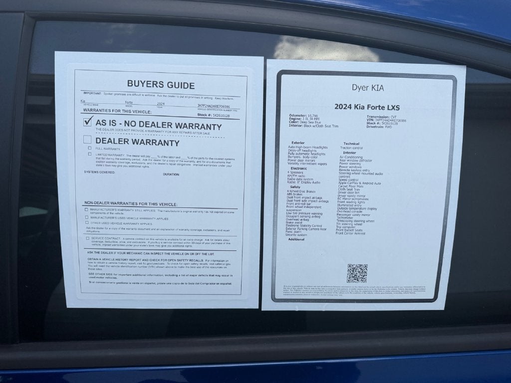 2024 Kia Forte LXS