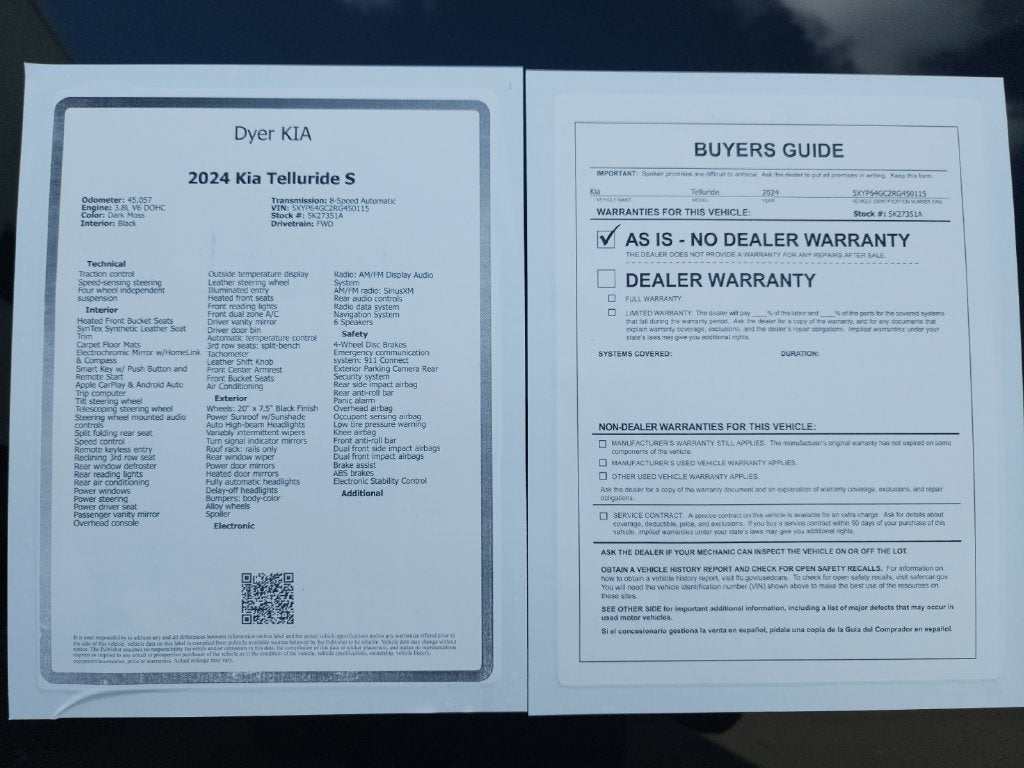 2024 Kia Telluride S