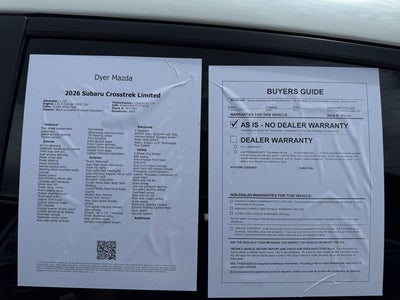 2026 Subaru Crosstrek Limited