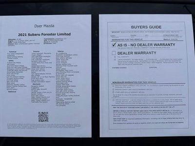 2021 Subaru Forester Limited