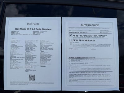 2025 Mazda Mazda CX-5 2.5 Turbo Signature