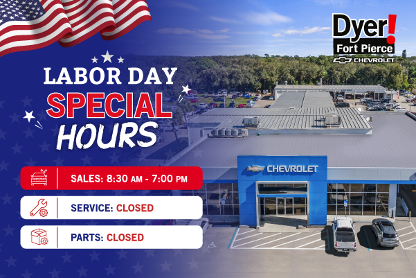 Labor Day Hours Dyer Chevy