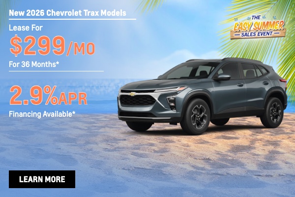 New 2026 Chevrolet Trax Models for sale Ft Pierce