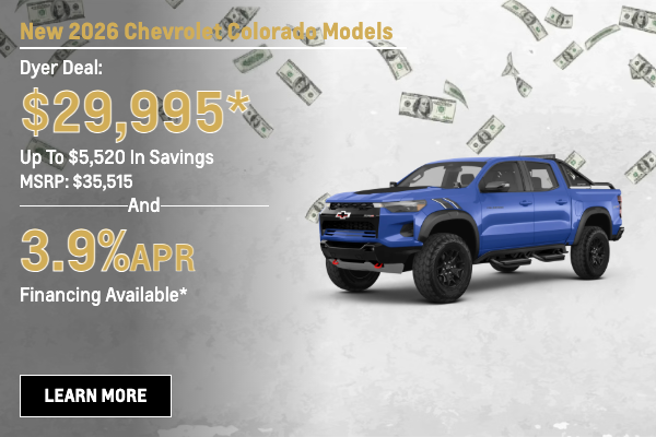 New 2026 Chevrolet Colorado Models Near Port St Lucie