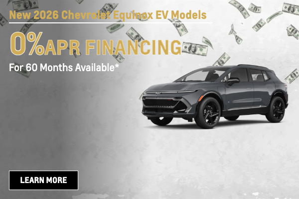 New 2026 Chevrolet Equinox EV Models