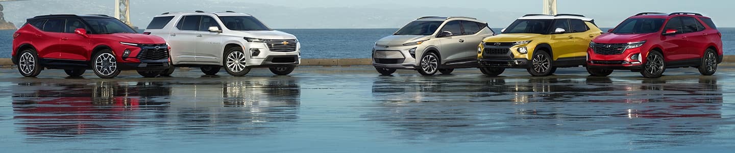 image of Chevy SUV's