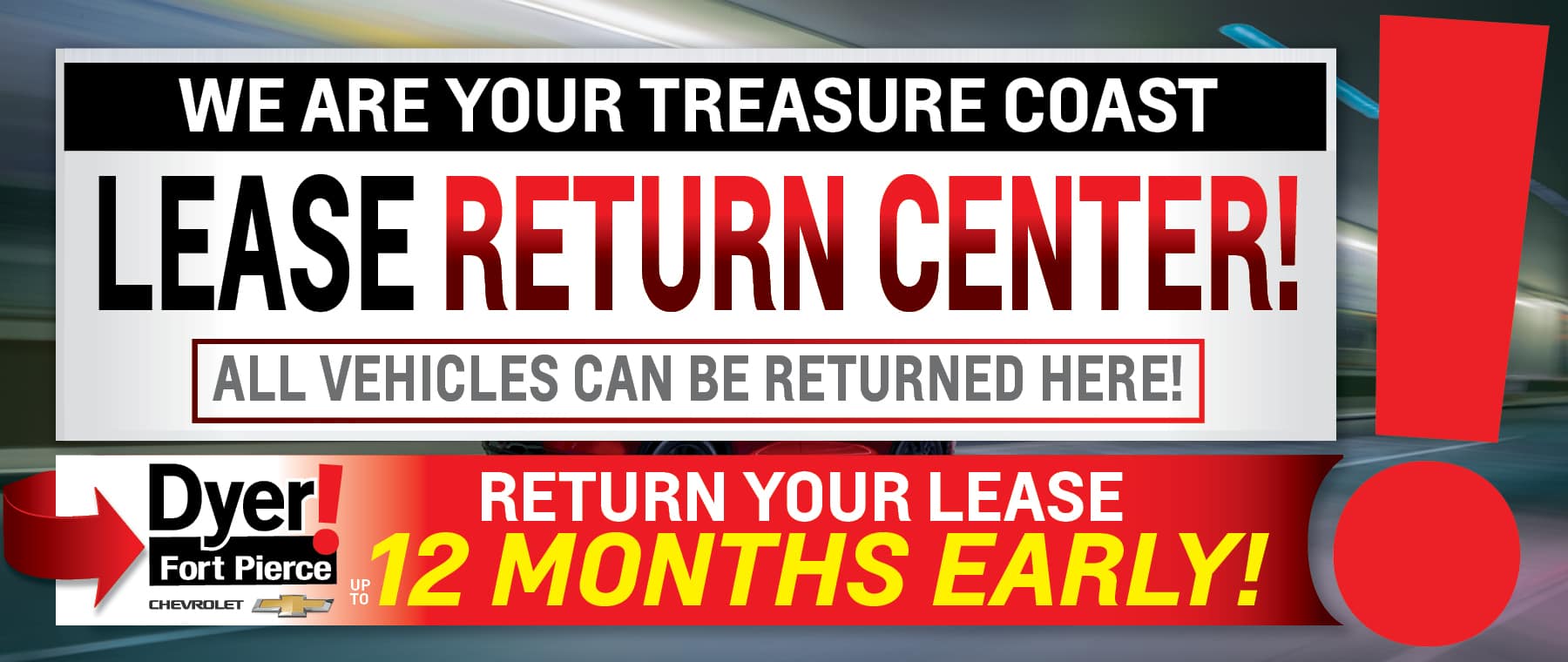 banner image of a lease return center infographic